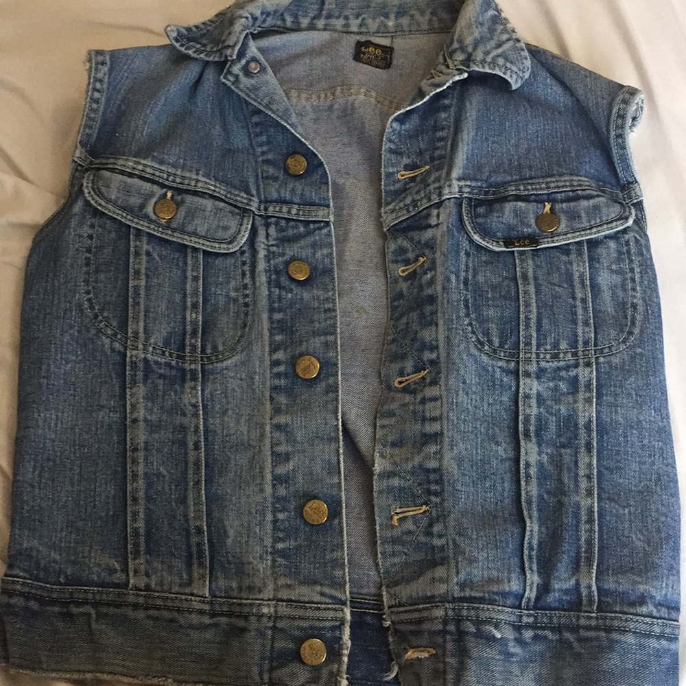 vitage Lee sanforized 101-J jean vest